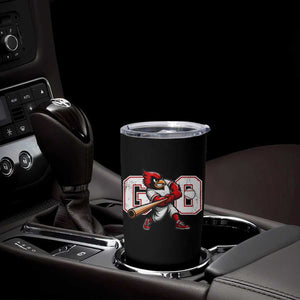 Go Cardinal Playing Baseball Graphic Tumbler Cup for Sports Fan TS11 Print Your Wear