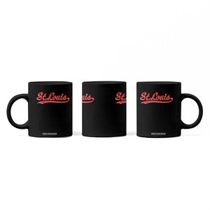 St Louis Sports Script Retro Baseball Lovers Proud City Coffee Mug TS11 Print Your Wear