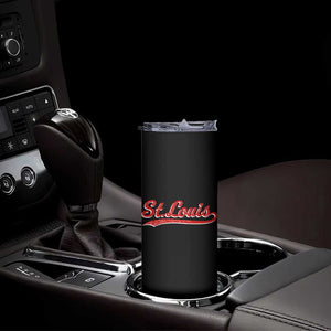 St Louis Sports Script Retro Baseball Lovers Proud City Skinny Tumbler TS11 Print Your Wear