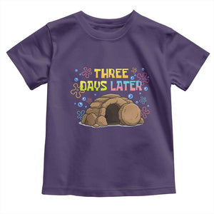 Three Days Later Christian Easter Toddler T Shirt Funny Jesus Resurrection Meme TS11 Purple Print Your Wear