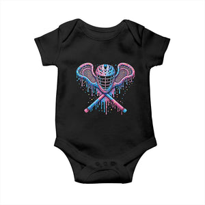 Lacrosse Drip Ice Cream Lax Helmet Sticks Sport Player Baby Onesie TS11 Black Print Your Wear