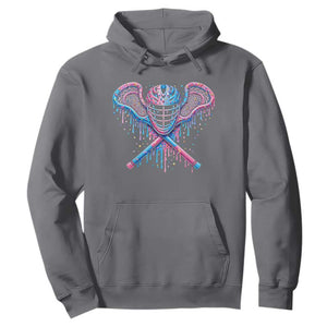 Lacrosse Drip Ice Cream Lax Helmet Sticks Sport Player Hoodie TS11 Charcoal Print Your Wear