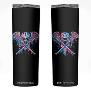 Lacrosse Drip Ice Cream Lax Helmet Sticks Sport Player Skinny Tumbler TS11 Black Print Your Wear