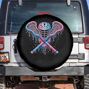 Lacrosse Drip Ice Cream Lax Helmet Sticks Sport Player Spare Tire Cover TS11 No hole Black Print Your Wear