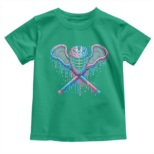 Lacrosse Drip Ice Cream Lax Helmet Sticks Sport Player Toddler T Shirt TS11 Irish Green Print Your Wear