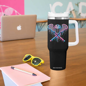 Lacrosse Drip Ice Cream Lax Helmet Sticks Sport Player Tumbler With Handle TS11 Print Your Wear