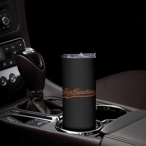San Francisco Sports Script Retro Baseball Lovers Proud City Skinny Tumbler TS11 Print Your Wear