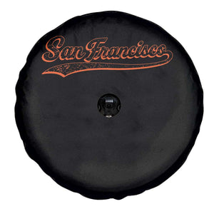 San Francisco Sports Script Retro Baseball Lovers Proud City Spare Tire Cover TS11 Print Your Wear