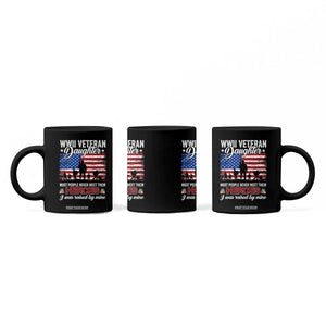 WWII Veteran Daughter Most People Never Meet Their Heroes I Was Raised By Mine Coffee Mug American Flag TS11 Print Your Wear