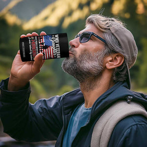 WWII Veteran Daughter Most People Never Meet Their Heroes I Was Raised By Mine 4 in 1 Can Cooler Tumbler American Flag TS11 Print Your Wear