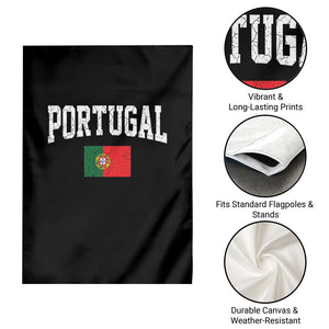 Vintage Portugal Flag Portuguese Pride Throwback Design Garden Flag
