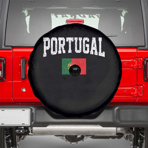 Vintage Portugal Flag Portuguese Pride Throwback Design Spare Tire Cover