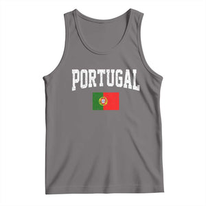 Vintage Portugal Flag Portuguese Pride Throwback Design Tank Top