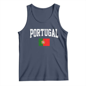Vintage Portugal Flag Portuguese Pride Throwback Design Tank Top