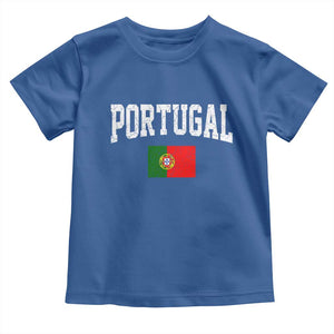 Vintage Portugal Flag Portuguese Pride Throwback Design Toddler T Shirt