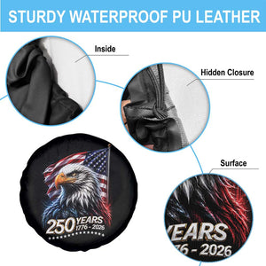 250 Years USA 250th Anniversary Spare Tire Cover Patriotic Eagle 4th of July TS11 Print Your Wear