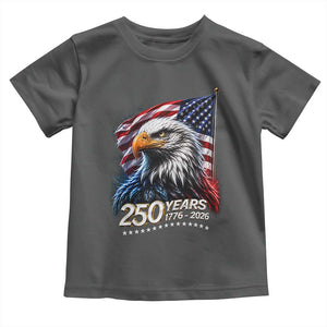 250 Years USA 250th Anniversary Toddler T Shirt Patriotic Eagle 4th of July