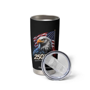 250 Years USA 250th Anniversary Tumbler Cup Patriotic Eagle 4th of July