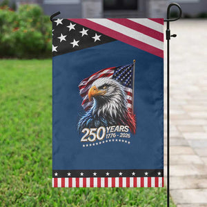 250 Years USA 250th Anniversary Patriotic Garden Flag Patriotic Eagle 4th of July TS11 Classic Blue Black Print Your Wear