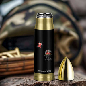 Funny BBQ Steak Meme Cute Meat Jumping Into Grill Bullet Tumbler TS11 Print Your Wear