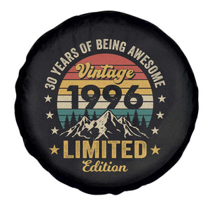 30th Birthday Spare Tire Cover Vintage 1996 Limited Edition Retro 30 Years Of Being Awesome Mountain
