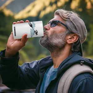 Funny Swimmer 4 in 1 Can Cooler Tumbler Eat Pasta Swim Fasta Fork Swimming TS11 Print Your Wear