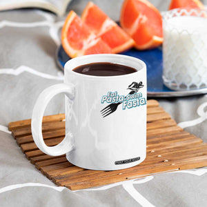Funny Swimmer Coffee Mug Eat Pasta Swim Fasta Fork Swimming TS11 Print Your Wear