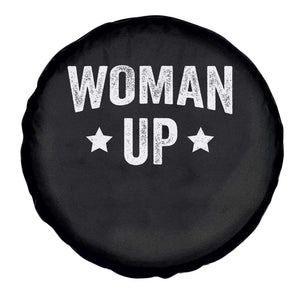 Woman Up Spare Tire Cover Fitness Gym Workout Feminist TS11 Print Your Wear