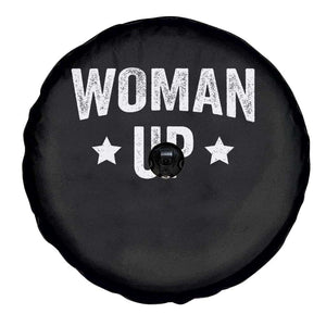 Woman Up Spare Tire Cover Fitness Gym Workout Feminist TS11 Print Your Wear