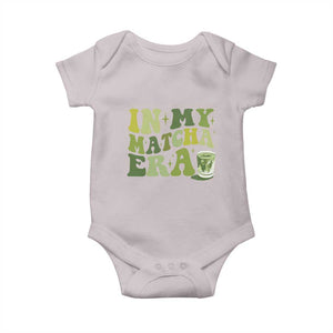 In My Matcha Era Baby Onesie Matcha Latte Lover TS11 Ice Gray Print Your Wear