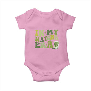 In My Matcha Era Baby Onesie Matcha Latte Lover TS11 Light Pink Print Your Wear