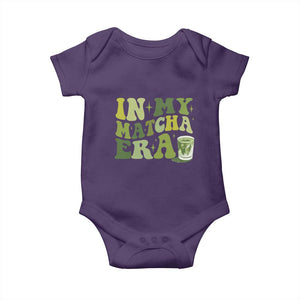 In My Matcha Era Baby Onesie Matcha Latte Lover TS11 Purple Print Your Wear