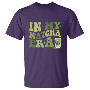 In My Matcha Era T Shirt Matcha Latte Lover TS11 Purple Print Your Wear