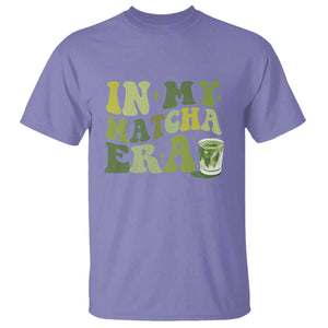 In My Matcha Era T Shirt Matcha Latte Lover TS11 Violet Print Your Wear