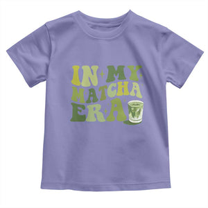 In My Matcha Era Toddler T Shirt Matcha Latte Lover TS11 Violet Print Your Wear