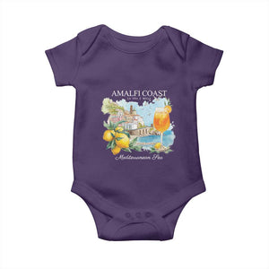 Amalfi Coast Italy Travel Baby Onesie La Vita E Bella Lemon Travel Souvenir TS11 Purple Print Your Wear