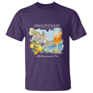 Amalfi Coast Italy Travel T Shirt La Vita E Bella Lemon Travel Souvenir TS11 Purple Print Your Wear