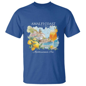 Amalfi Coast Italy Travel T Shirt La Vita E Bella Lemon Travel Souvenir TS11 Royal Blue Print Your Wear