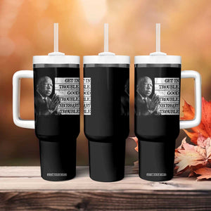 John Lewis Tumbler With Handle Get In Good Necessary Trouble Social Justice TS11 Print Your Wear