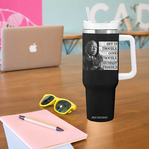 John Lewis Tumbler With Handle Get In Good Necessary Trouble Social Justice TS11 Print Your Wear