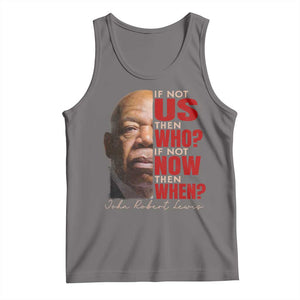 John Lewis Tank Top If Not Us Then Who If Not Now Then When TS11 Deep Heather Print Your Wear
