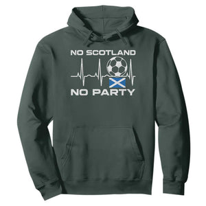 No Scotland No Party Hoodie Scotland Football Proud Scottish Fan