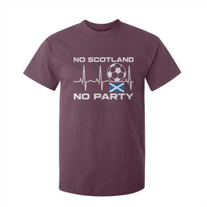 No Scotland No Party T Shirt For Kid Scotland Football Proud Scottish Fan