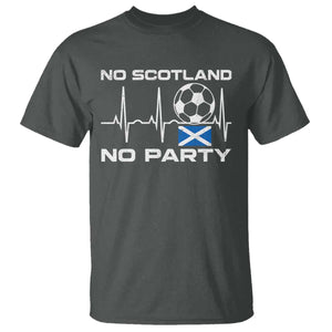 No Scotland No Party T Shirt Scotland Football Proud Scottish Fan