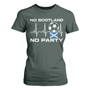 No Scotland No Party T Shirt For Women Scotland Football Proud Scottish Fan