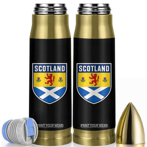 Scottish Rampant Lion Scotland Coat of Arms National Pride Bullet Tumbler TS11 Black Print Your Wear