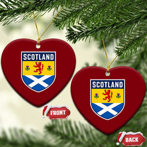 Scottish Rampant Lion Scotland Coat of Arms National Pride Ceramic Ornament