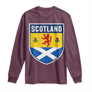 Scottish Rampant Lion Scotland Coat of Arms National Pride Long Sleeve Shirt