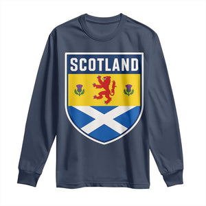 Scottish Rampant Lion Scotland Coat of Arms National Pride Long Sleeve Shirt