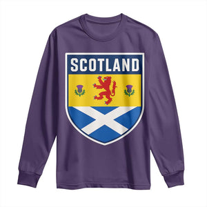 Scottish Rampant Lion Scotland Coat of Arms National Pride Long Sleeve Shirt